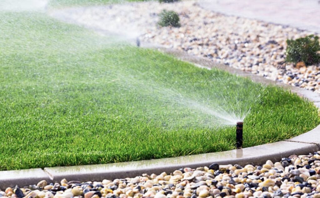 Vancouver lawn sprinkler system installed and serviced by Edgewater Irrigation & Lighting