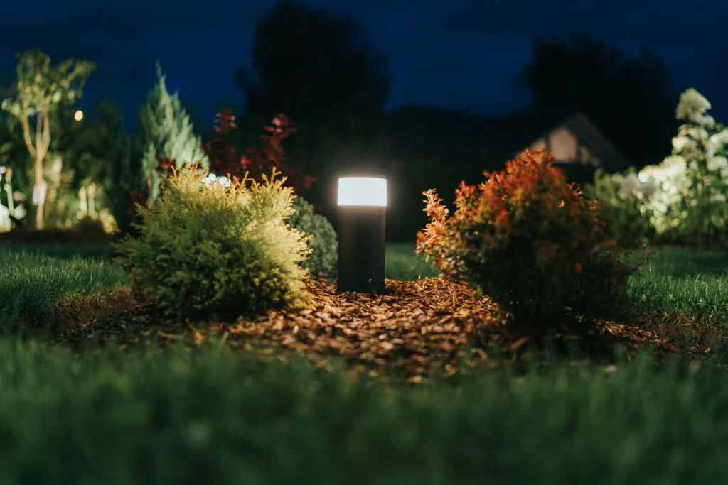Landscape lighting installation in West Vancouver by Edgewater Irrigation & Lighting